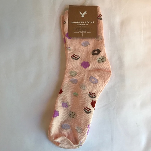 American Eagle Outfitters Accessories - FREE w/3+ ITEM BUNDLE • NWT AE Pink Desserts Socks